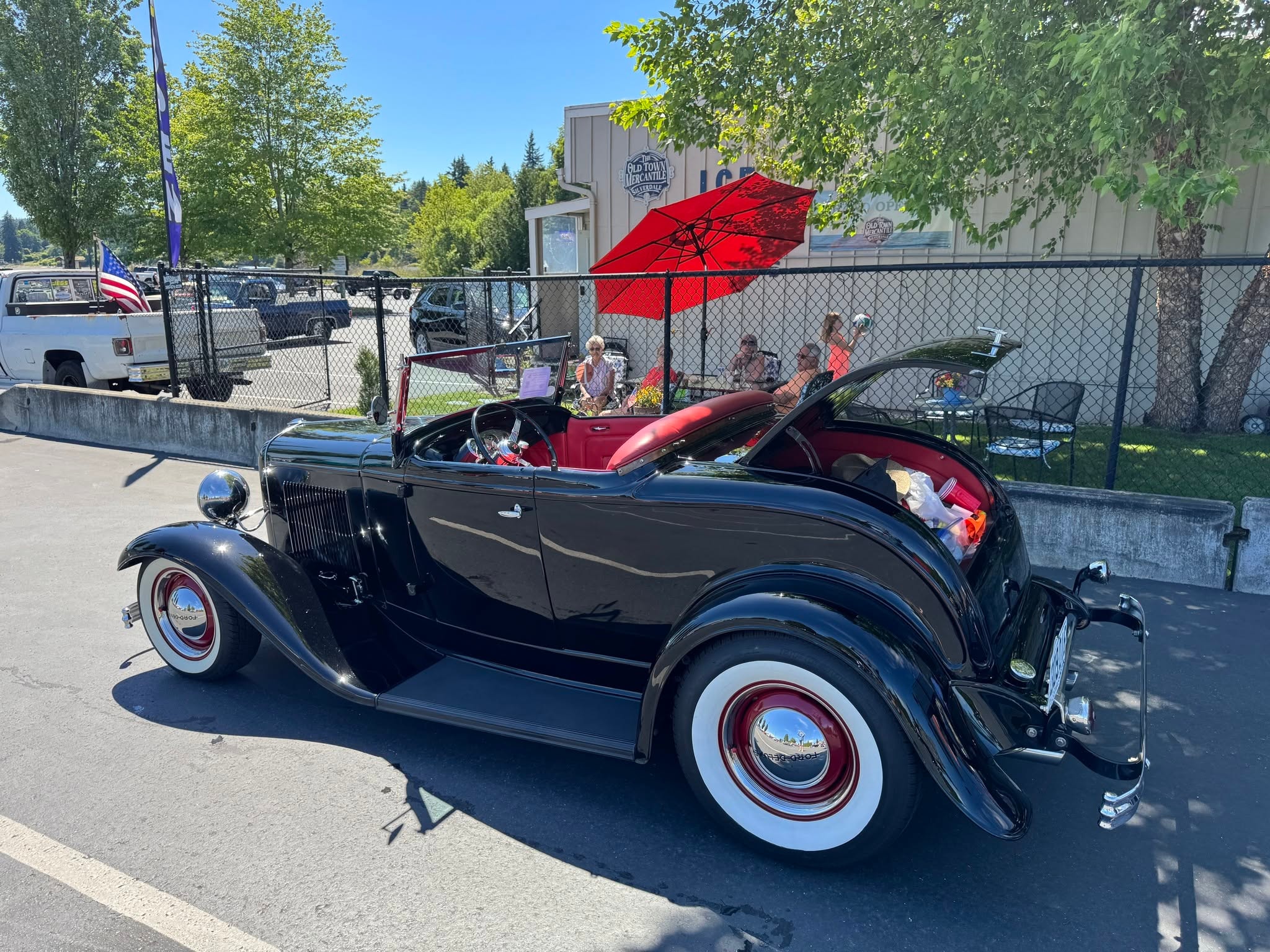 Classic vehicles on display at the Northwest Old Timers Car Show